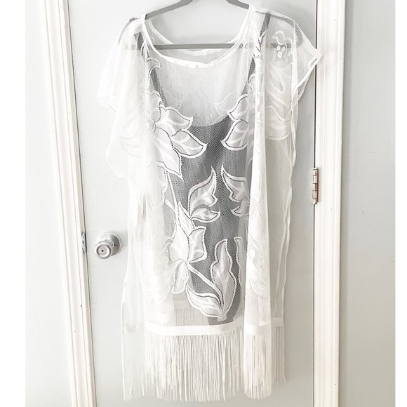 Other - NEW Swim Cover White OSFM